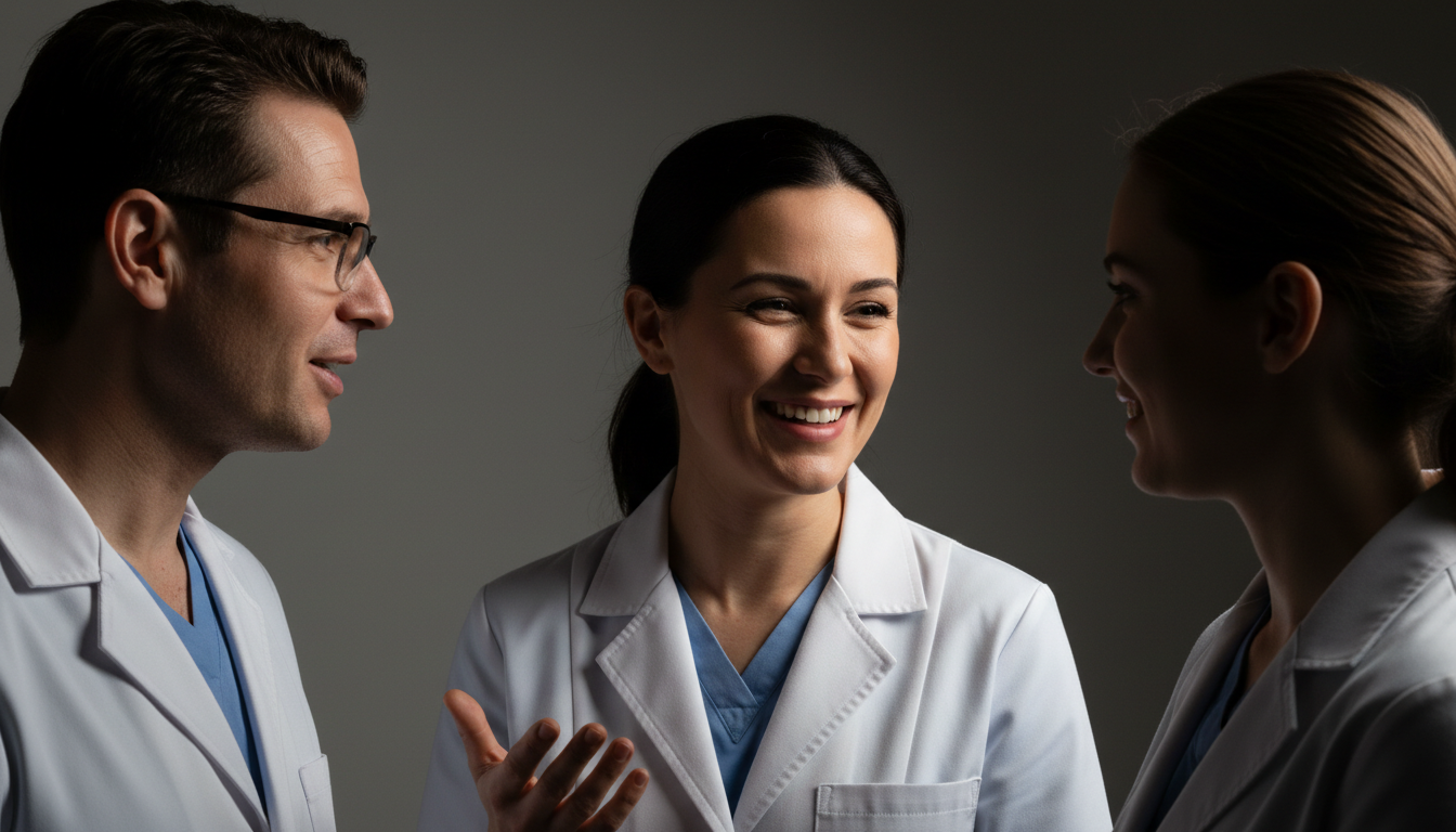 Die Kollegen aus befreundeten Praxen