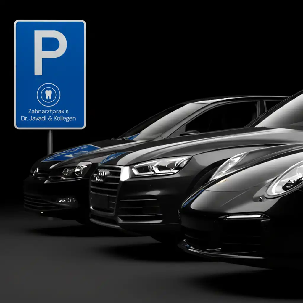 Parkplatzschild als optischen Hinweis für kostenlose Parkplätze