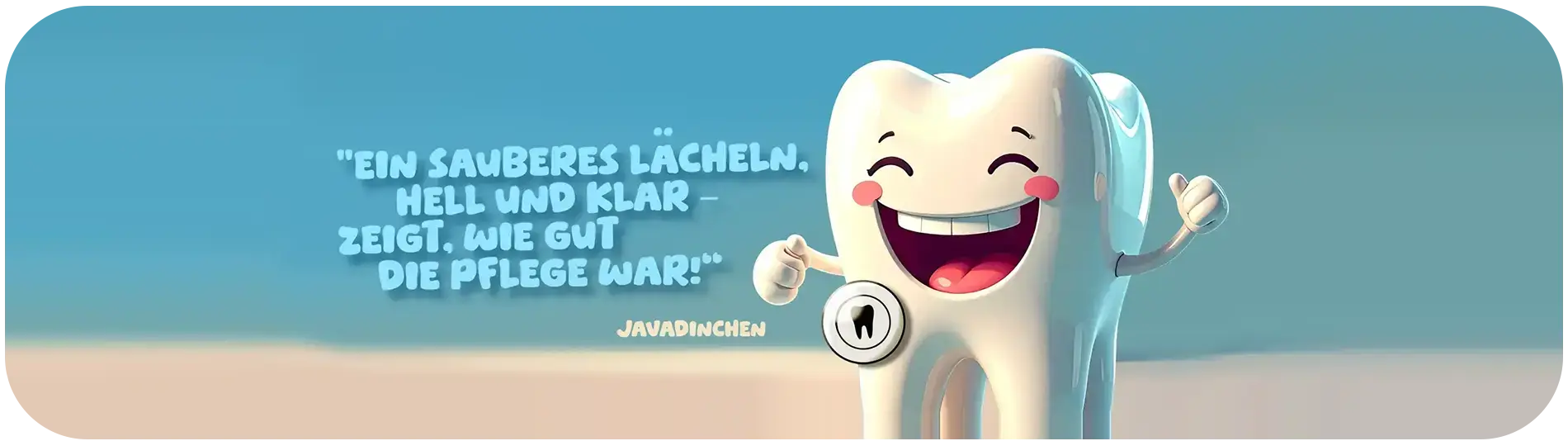 Kinderzahnarzt Dr Javadi in Düsseldorf und das Maskottchen Javidinchen